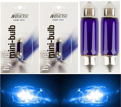 Nokya 6418 12844 DE3425 Nok5255 10W Blue Two Bulbs Interior Dome Replacement - Image 1 of 4