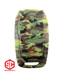 1x New KeyFob Remote Fobik Silicone Cover Fit / For Select RAM Vehicles . . - Picture 1 of 2