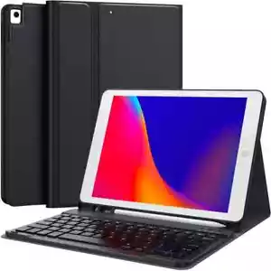 Keyboard Case iPad 9th Generation 2021 10.2 Inch Detachable Wireless Pencil Ho - Picture 1 of 8