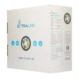 Extralink CAT5E UTP U/UTP V2 Indoor Twisted Pair LAN Cable EL-LAN-UUTP-5E-305 - Picture 1 of 12