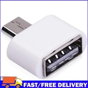 Micro USB Cable Adapter USB 2.0 to USB OTG Converter for Mouse (White 1pc) - Zdjęcie 1 z 10