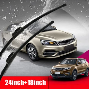 2x 24''+18" Gancho J Coche Ventana Parabrisas Limpiaparabrisas Accesorios Sin Soporte - Imagen 1 de 12