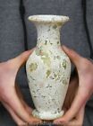 6.4" Chinese Hongshan culture Old Jade Carving Flower Vase Bottle Statue