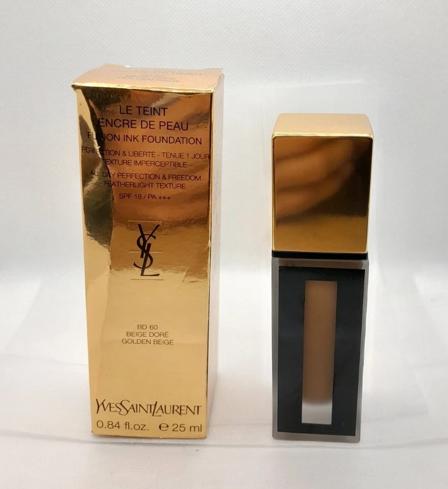 Ysl Le Teint Encre De Peau Fusion Ink Foundation Beige Dore Golden Beige 60 25ml - Image 1 of 1