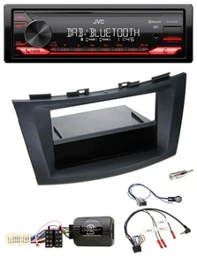 JVC DAB Lenkrad Bluetooth USB Autoradio für Suzuki Swift Sport ab 2011 schwarz - Bild 1 von 10