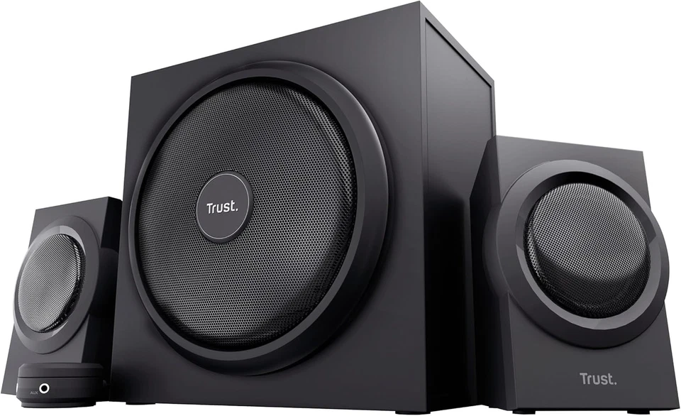 Trust Yuri Altoparlanti 2.1 Subwoofer 120W in Legno per PC Laptop Smartphone - Bild 1 von 4
