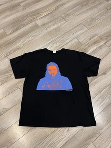 Post Malone Men’s Black Tee T-Shirt Stoney Blue Orange Graphic Size XL - Picture 1 of 7