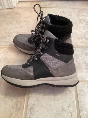 Geox Braies Talla 7 Impermeable Transpirable Botines Negro/Gris  Foto 1 de 4