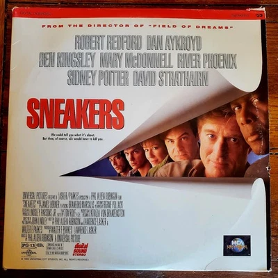 SNEAKERS Robert Redford, Dan Aykroyd 1992 MCA Universal PG13 LASERDISC - Image 1 of 4