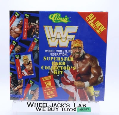 Kit de coleccionista de cartas Superstar WWF Wrestling 1991 Classic Games Inc NUEVO SELLADO Foto 1 de 4