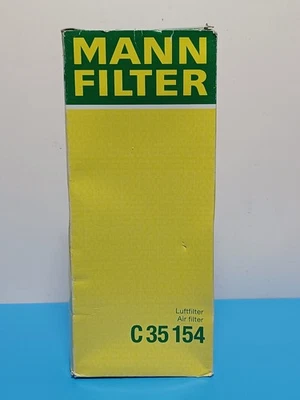 Filtro de aire Mann C35154 para Audi A3 TT Q3 Quattro Volkswagen CC Eos Passat GLI Foto 1 de 4