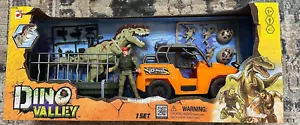 NEU SAFARI RETTUNGSFAHRZEUG DINO VALLEY PRÄHISTORISCHE DINOSAURIER - Bild 1 von 4