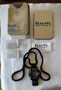 NIB b.u.m. Sport Lanyard Watch w/Compass 30" Cord New Battery - Picture 1 of 7