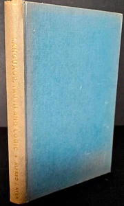 A. J. Ayer, Language, Truth and Logic, First American edition 1936 Hardcover - Picture 1 of 3