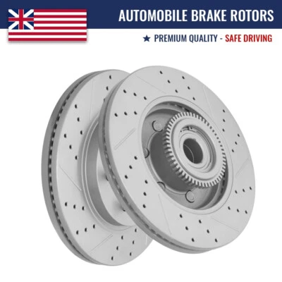 Rotores de freno delanteros perforados para Ford F-150 2004-2008 Lincoln Mark LT 2006-2008 Foto 1 de 4