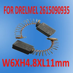 Carbon Brushes For DREMEL 2 615 090 935 90935 732 Moto Flex Shaft,  6x4.5x10.8mm - Picture 1 of 1