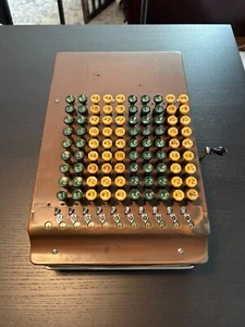 Felt & Tarrant MFG Co. Comptometer Trade Adding Machine Chicago USA Antique - Picture 1 of 5