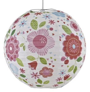 Paiva Pink & White Floral Light Shade - Colours by B&Q 35.5cm (13.7inches) - Picture 1 of 3