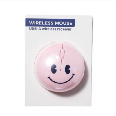 Target Bullseye's Smile Light Pink Vivitar Wireless Computer Mouse Great Gift - Image 1 of 4