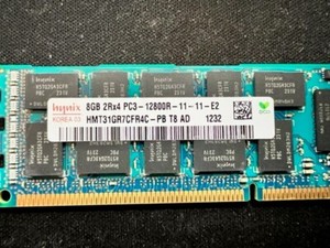 LOT of 71 8GB Hynix/MICRON Server Ram 8gb per stick 8gb 2rx4 pc3-12800R