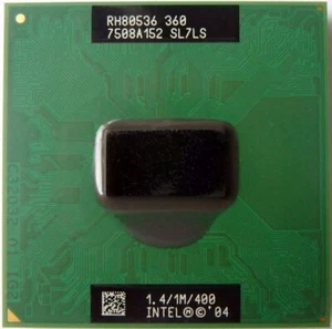 Intel Celeron M 360 1.4GHz  RH80536 SL7LS Processor - Picture 1 of 2