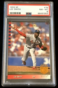 1993 Upper Deck SP #78 Lee Smith PSA 8 NM-MT HOF St Louis Cardinals SET BREAK - Picture 1 of 2