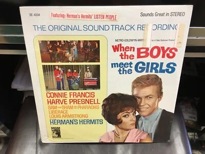 When The Boys Meet the Girls soundtrack LP MGM SEALED Herman's Hermits Sam Sham - Image 1 of 2
