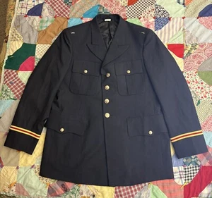 Defense Logistics Agency DeRossi & Son 40 RC, Coat,Men’s Poly/Wool Army Blue 450 - Picture 1 of 17
