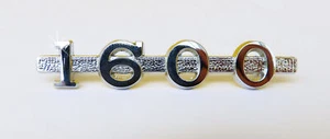 MGA 1600 Chrome Plated Metal Script Badge, MG part AHH5914 - Picture 1 of 1