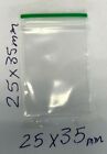 100 NEW 25x35mm Small Clear Plastic Bags Baggy Grip Seal 25x35 mm Zip 2.5x3.5 cm