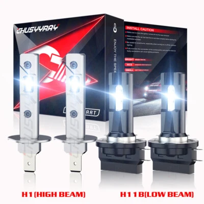 For Kia Forte Koup 2010-2013 LED Headlights Hi/Low Beam H1+H11B Combo Bulbs - Image 1 of 4