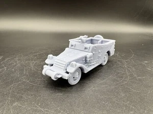 28mm, 1/56, 3D Printed, WW2, Allied, M3 White Scout Car, Bolt Action - Picture 1 of 11
