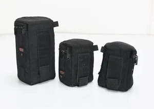 Lowepro Objektivtaschen 2-1W & 1 Größe 3 Kamera schwarz gepolsterte Schutztasche SCHÖN!!! - Bild 1 von 2
