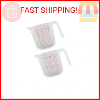 Taza medidora de plástico Norpro capacidad 4 tazas (paquete de 2) Foto 1 de 2