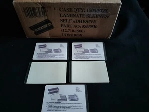 VINTAGE Blockbuster Video Membership Card Laminate Sleeve lot of 5 RARE rental - Picture 1 of 5