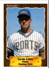 1990 CMC Cal Eldred #866 Stockton Ports