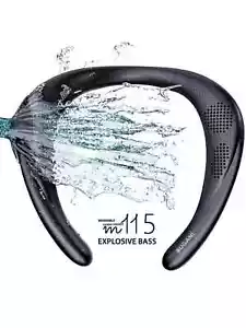 BUGANI Neckband Bluetooth Speaker M115 Wireless Neck True-Huge discounts - Picture 1 of 6
