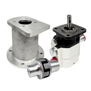 Hydraulic 11 GPM Two Stage Hi-Low Gear Pump with Bell Housing Engine Kit - Picture 1 of 1