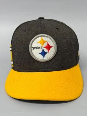 Gorra New Era NFL 9fifty Negra Amarilla Pittsburgh Steelers OSFA Snapback Ajustable Foto 1 de 4