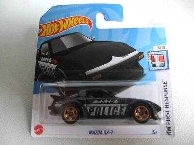 HOT WHEELS MAZDA RX-7 HW FIRST RESPONSE 2024 NUOVO BLISTERATO - Immagine 1 di 3