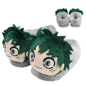 My Hero Academia Midoriya Izuku Cosplay Cotton SlippersNon-Slip Home Shoes - Picture 1 of 15