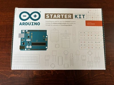 New Arduino Starter Kit Skill Level Beginner Sealed 15 Project Coding Electronic - Image 1 of 2