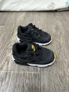 Nike Trainers Baby Size UK 5.5 Air Max 90 Black Shoes Toddler - Picture 1 of 7