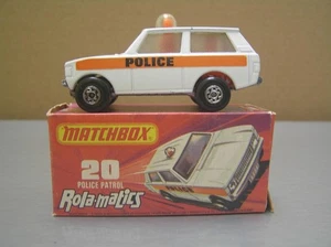 Matchbox Superfast Rola-matics MB20 Police Patrol Range Rover Lesney Mint in Box - Picture 1 of 12