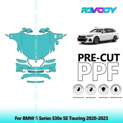 Kit PPF de protección de pintura precortada para BMW Serie 5 530e SE Touring 2020-2023 Foto 1 de 4