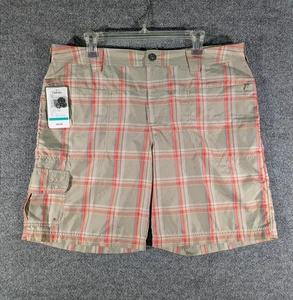Cabela’s Triune Damen Shorts kariert Cargotasche Wandern Outdoor Größe 16 UPF 50 - Bild 1 von 17