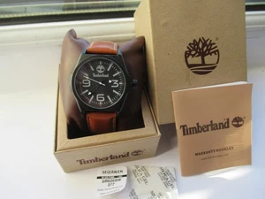 Timberland Tristan Tan Strap Men's Watch New Boxed New Battery RRP£130 44mm Case - Picture 1 of 24
