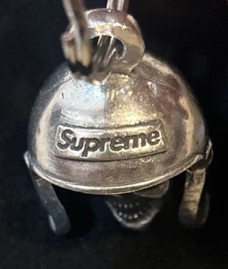 NWT Supreme Skull Bell Keychain OS Silver Color SS25 FREE SHIPPING! - Picture 1 of 10