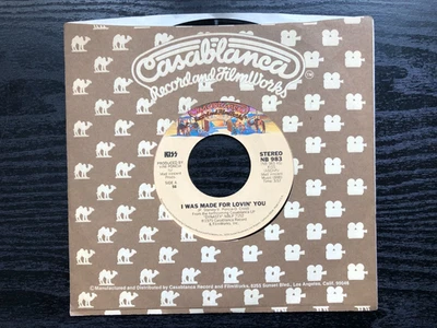 Kiss I WAS MADE FOR LOVIN' YOU 1979 Casablanca 45 rpm single "56" Pitman VG+ - Image 1 of 4