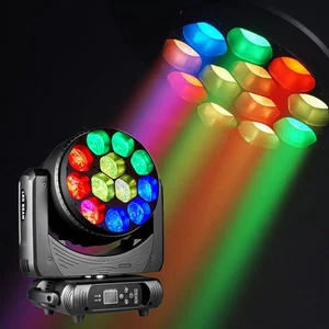 RGBW 12x40W 4in1 Zoom Pixel Led Wash Light Beam Moving Head Led DJ Stage Lights - Picture 1 of 17